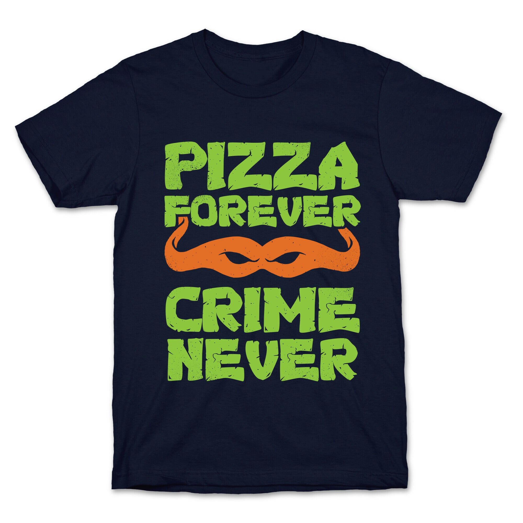 Pizza Forever Crime Never (Purple) T-Shirt